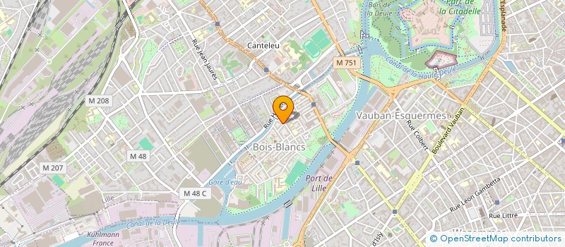 localisation de l'entreprise INTER-BANKS à LILLE