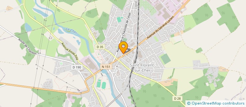localisation de l'entreprise INTER BAT à SAINT-FLORENT-SUR-CHER