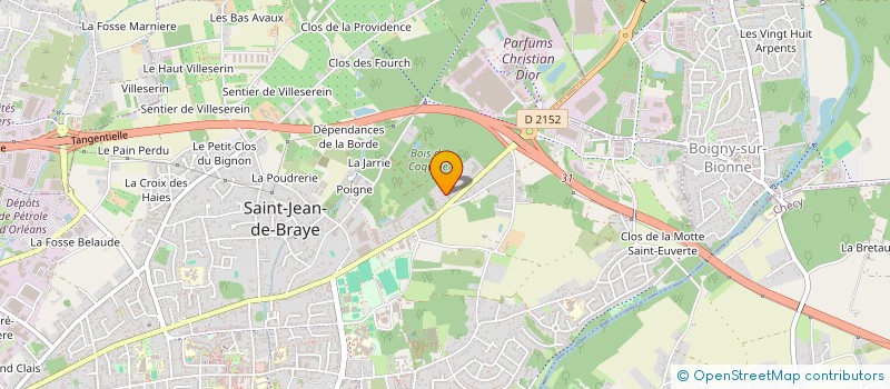 localisation de l'entreprise INTER' BAT à SAINT-JEAN-DE-BRAYE
