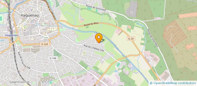 localisation de l'entreprise INTER BATIMENT STEINGEBISS à HAGUENAU