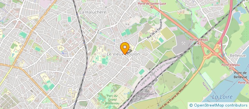 localisation de l'entreprise INTER BATIMENTS  NANTES