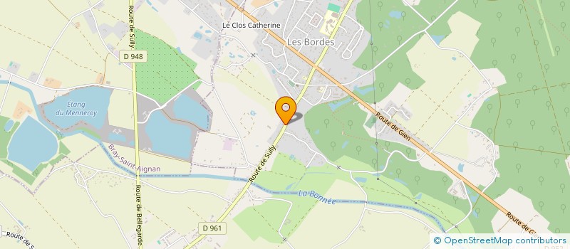 localisation de l'entreprise INTER-CAMPAGNE à BONNEE