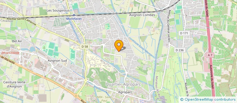 localisation de l'entreprise INTER CARRY à AVIGNON