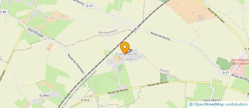 localisation de l'entreprise INTER-CAUX-VEXIN à BUCHY