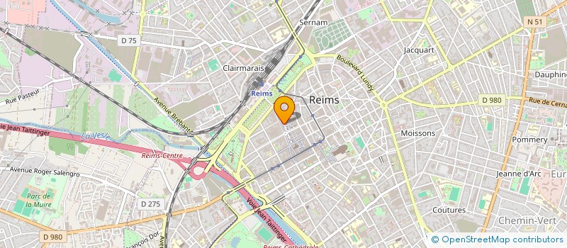 localisation de l'entreprise INTER CLASSIC DISTRIBUTION à REIMS