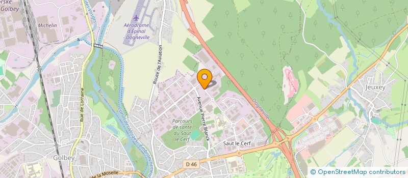 localisation de l'entreprise INTER-CLEAN à EPINAL