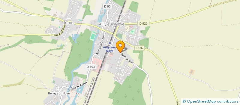 localisation de l'entreprise INTER COIF  AILLY-SUR-NOYE