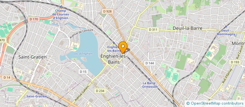 localisation de l'entreprise INTER COMM MENAGER  ENGHIEN-LES-BAINS