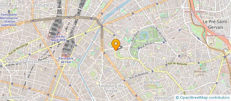 localisation de l'entreprise INTER COMMUNICATION  PARIS