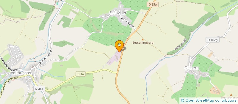 localisation de l'entreprise INTER CONCEPT  VOLMUNSTER