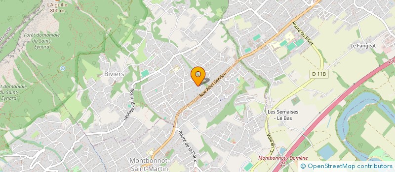localisation de l'entreprise INTER CONCEPT ALLRIGHT SARL à MONTBONNOT-SAINT-MARTIN
