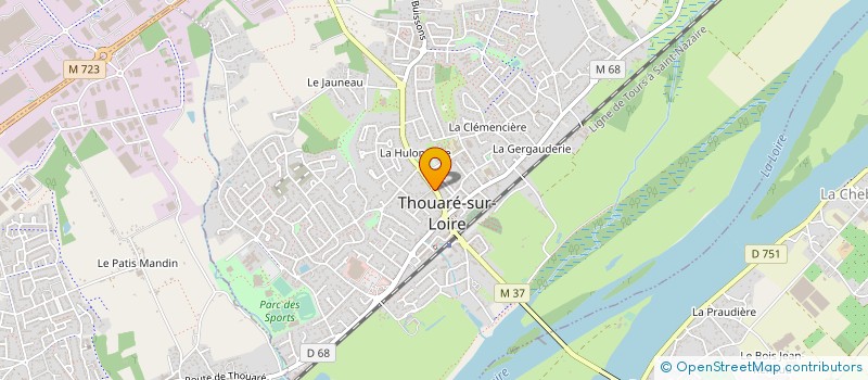 localisation de l'entreprise INTER CONDUITE  THOUARE-SUR-LOIRE