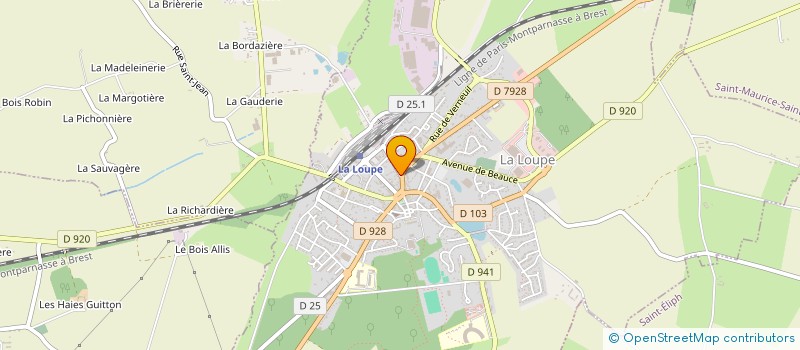 localisation de l'entreprise INTER CONSULTANT GESTION SARL à LA LOUPE