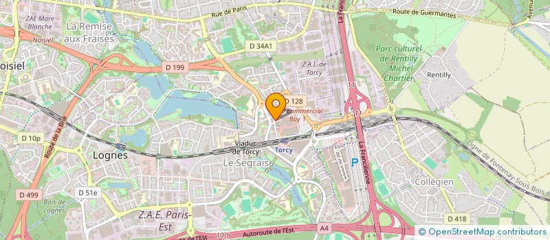 localisation de l'entreprise INTER CONTINENTAL DE DISTRIBUTION à TORCY