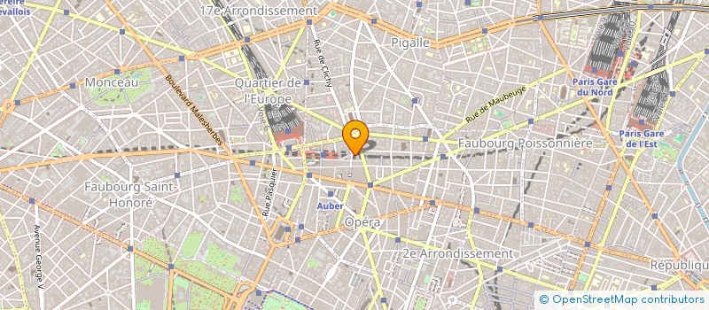 localisation de l'entreprise INTER CONTROLE COURTAGE ASSUR à PARIS