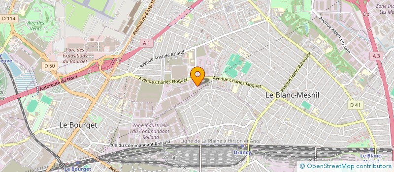 localisation de l'entreprise INTER CORPS D ETAT à LE BLANC-MESNIL