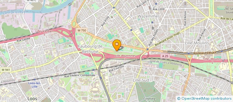 localisation de l'entreprise INTER COURS à LILLE