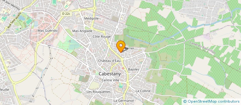 localisation de l'entreprise INTER COURSES  CABESTANY