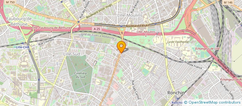 localisation de l'entreprise INTER-COURSES à LILLE