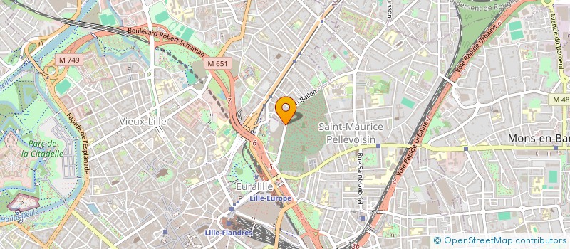 localisation de l'entreprise INTER CUISINES à LA MADELEINE