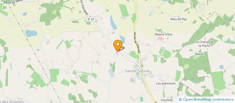 localisation de l'entreprise INTER CUMA DE LESPINASSE  BEAUMONTOIS EN PERIGORD