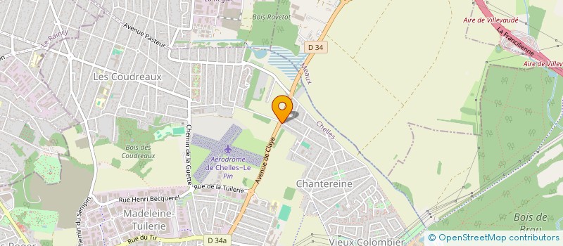 localisation de l'entreprise INTER DECO EST  CHELLES