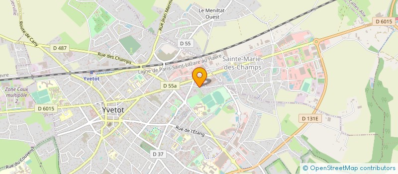 localisation de l'entreprise INTER DECORATION à YVETOT