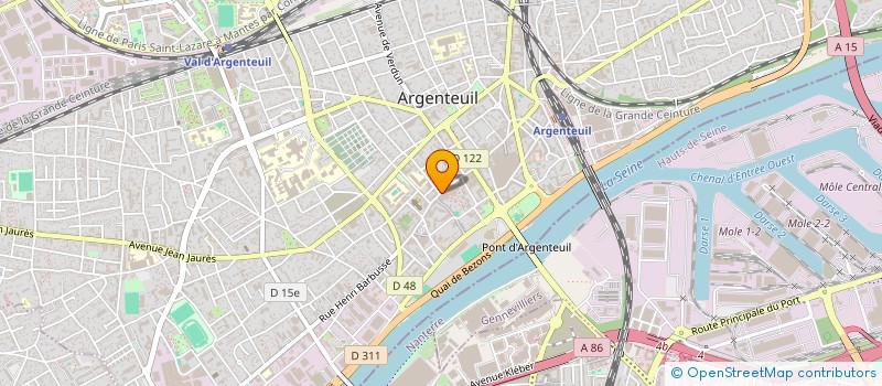 localisation de l'entreprise INTER DEP RESTAURATION EXPLOIT SINTREX à ARGENTEUIL