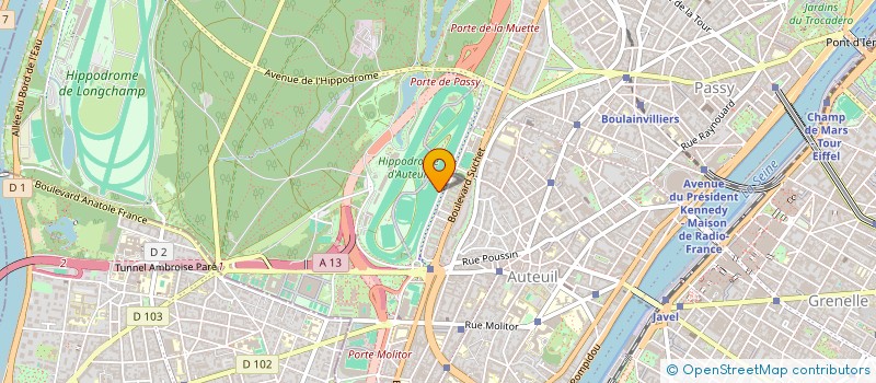 localisation de l'entreprise INTER DEPANNAGE FOURRIERE  IVRY-SUR-SEINE