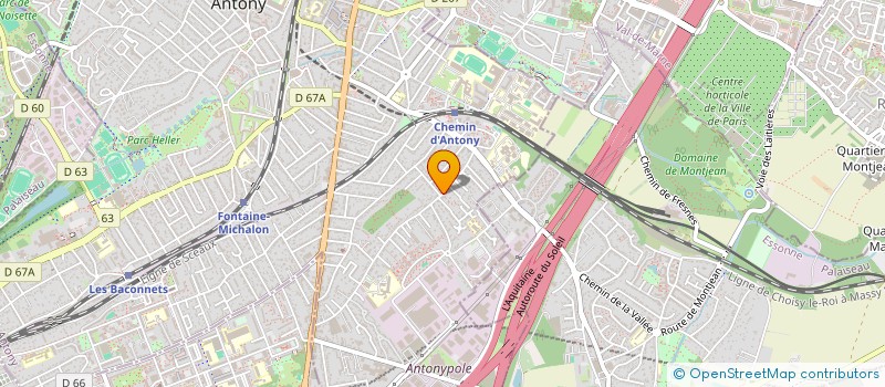 localisation de l'entreprise INTER DESIGN SERVICE  ANTONY