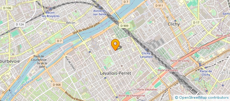 localisation de l'entreprise INTER DIAL à LEVALLOIS-PERRET