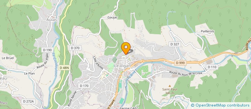 localisation de l'entreprise INTER DIFFUSION  LE VIGAN