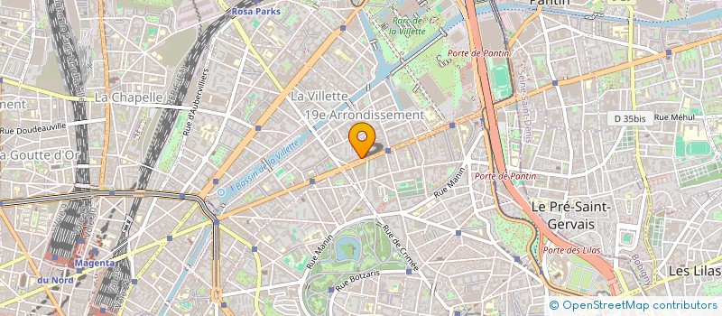 localisation de l'entreprise INTER DIFFUSION  PARIS