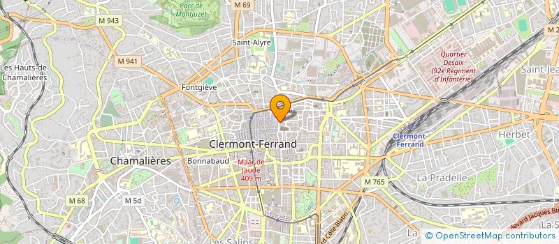 localisation de l'entreprise INTER DIFFUSION 63 à CLERMONT-FERRAND