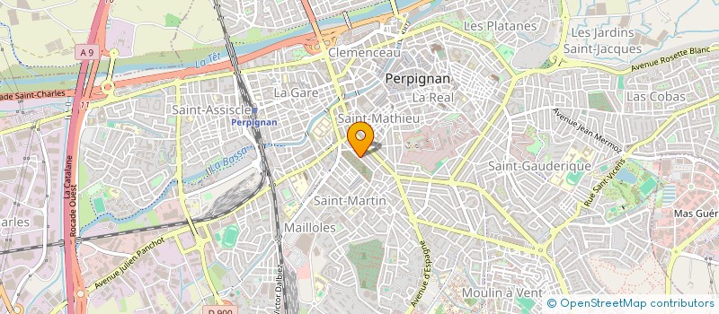 localisation de l'entreprise INTER DISTRIB ELECTRIQUE MERIDIONALE à PERPIGNAN