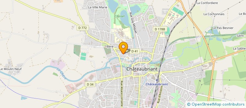 localisation de l'entreprise INTER DISTRIBUTION FRANCAISE à CHATEAUBRIANT