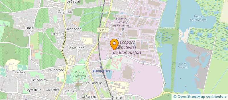 localisation de l'entreprise INTER-DISTRIBUTION SERVICES à BLANQUEFORT