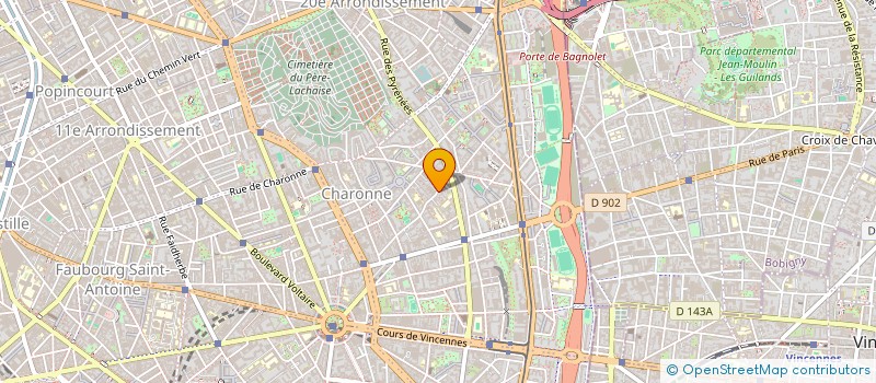 localisation de l'entreprise INTER DIVISION  PARIS