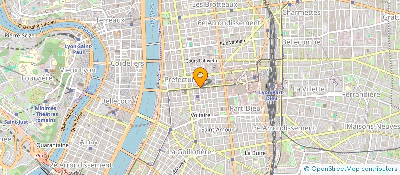 localisation de l'entreprise INTER DOMO SAT à LYON