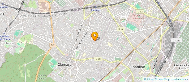 localisation de l'entreprise INTER-ECO à CLAMART