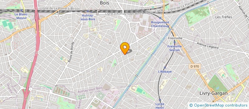 localisation de l'entreprise INTER ELEC à AULNAY-SOUS-BOIS