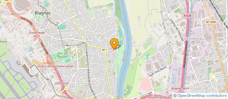 localisation de l'entreprise INTER'EM à BLAGNAC