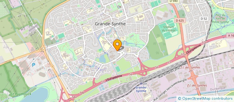 localisation de l'entreprise INTER ENTREPRISES EXPRESS à GRANDE-SYNTHE