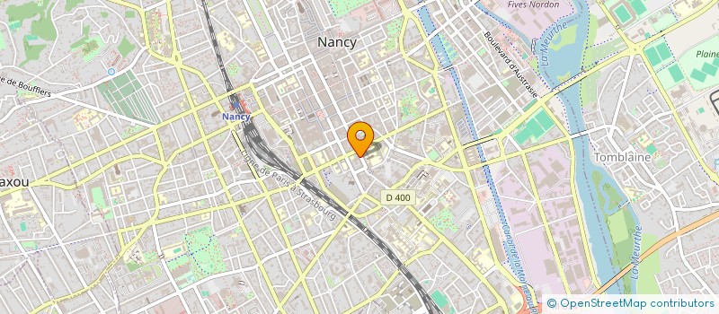 localisation de l'entreprise INTER'EST FINANCE à NANCY