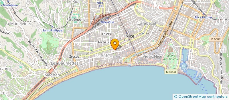 localisation de l'entreprise INTER EXPERTS à NICE
