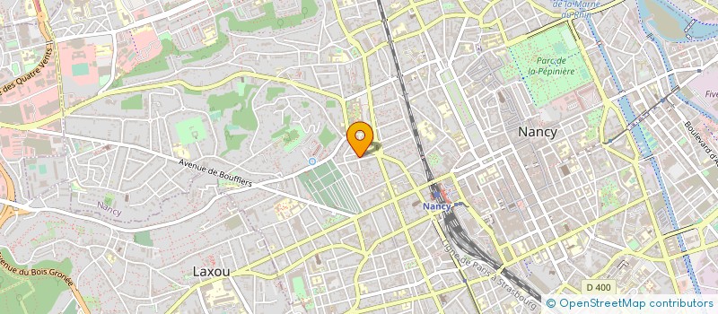 localisation de l'entreprise INTER EXPORT  NANCY