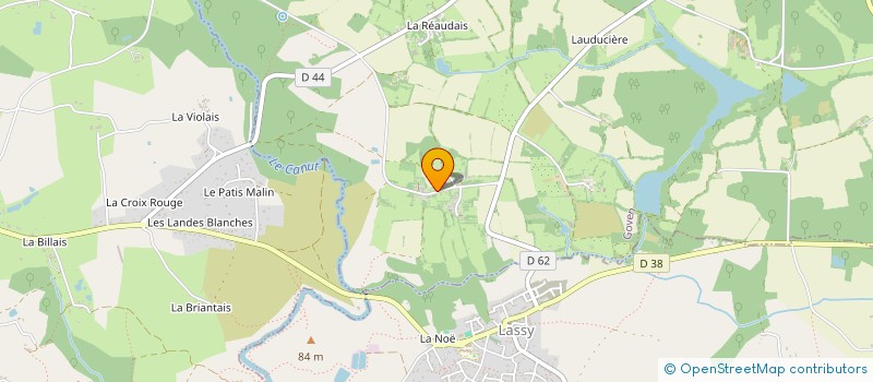 localisation de l'entreprise INTER-F BRETAGNE  GOVEN