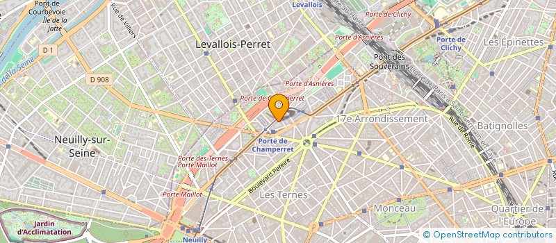 localisation de l'entreprise INTER'FACE  PARIS