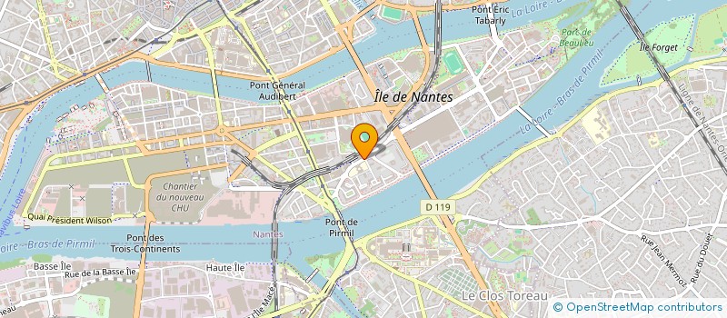 localisation de l'entreprise INTER FACES à NANTES