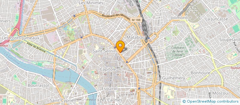 localisation de l'entreprise INTER FORMAT ENTREP M-P LIMOUS à TOULOUSE